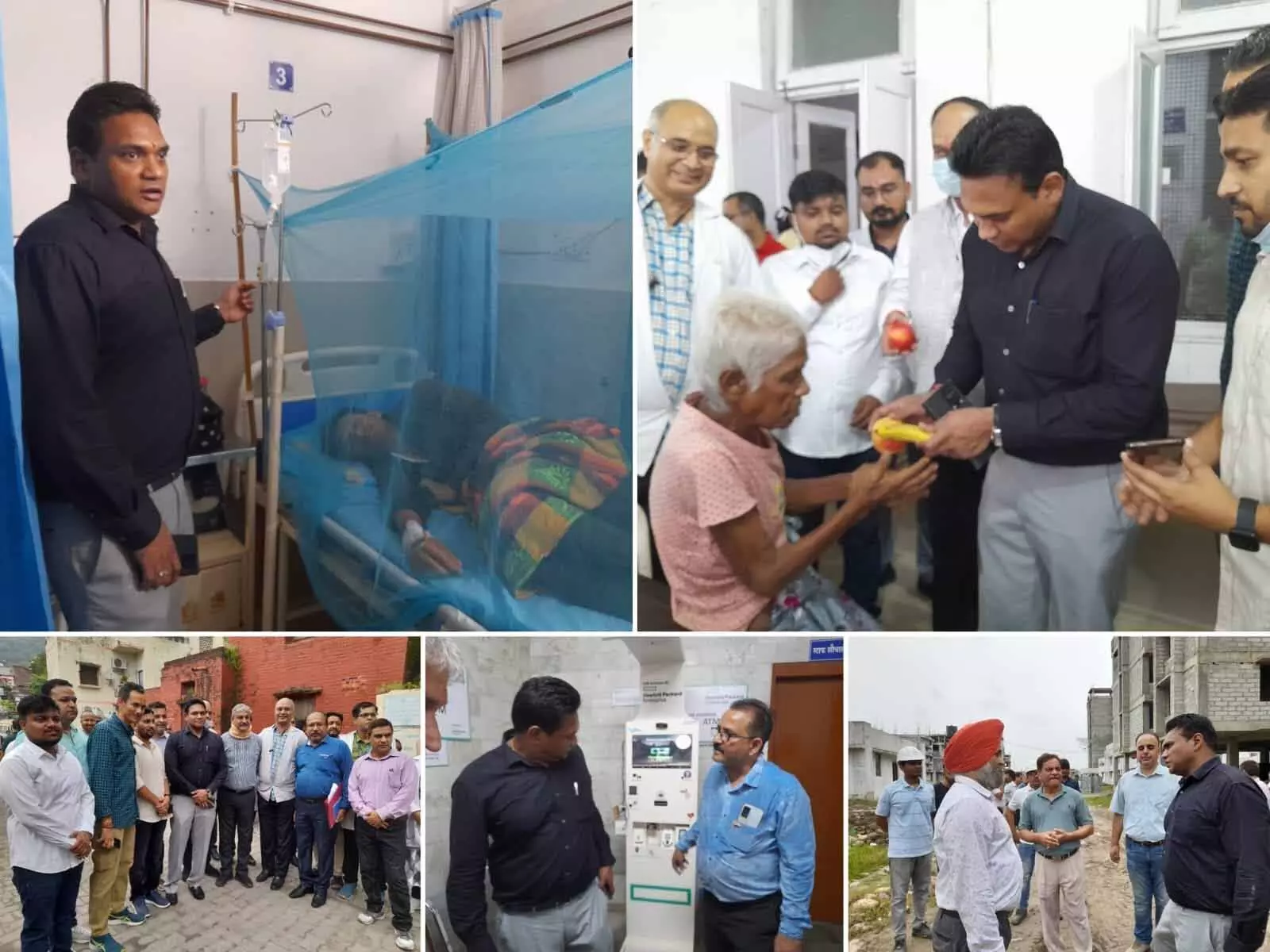डेंगू को लेकर स्वास्थ्य सचिव डॉ आर राजेश कुमार का हरिद्वार जिले में औचक निरीक्षण