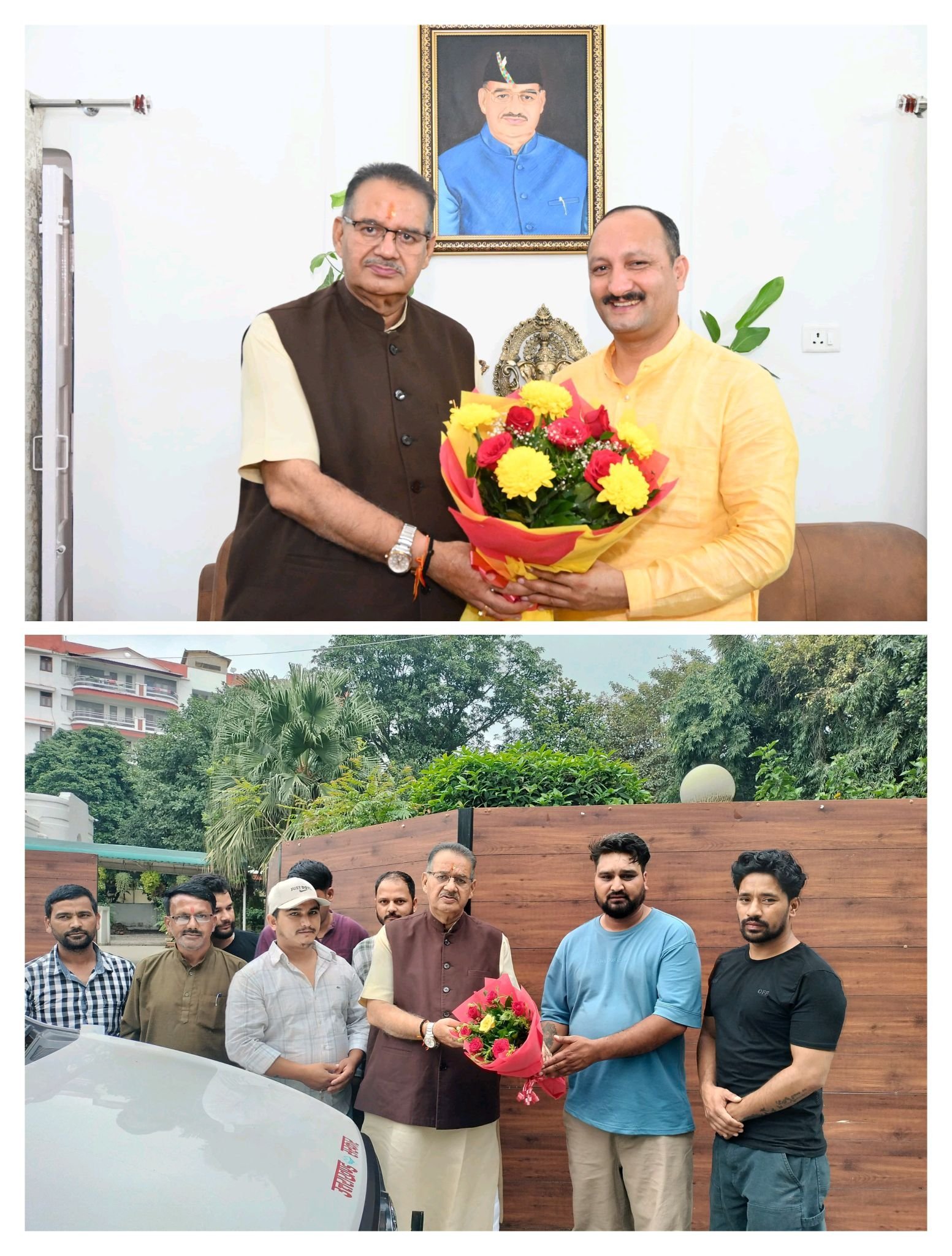उत्तरकाशी के प्रतिनिधिमंडल ने कृषि मंत्री से भेंट कर हर्षिल घाटी के सेब की खरीद की मांग की।