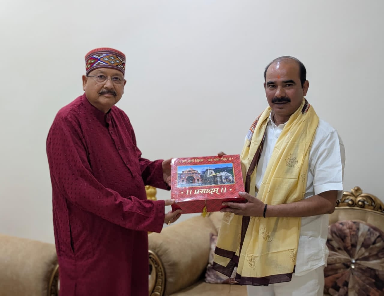 महाराज ने की केन्द्रीय मंत्री से Dry port को लेकर चर्चा।