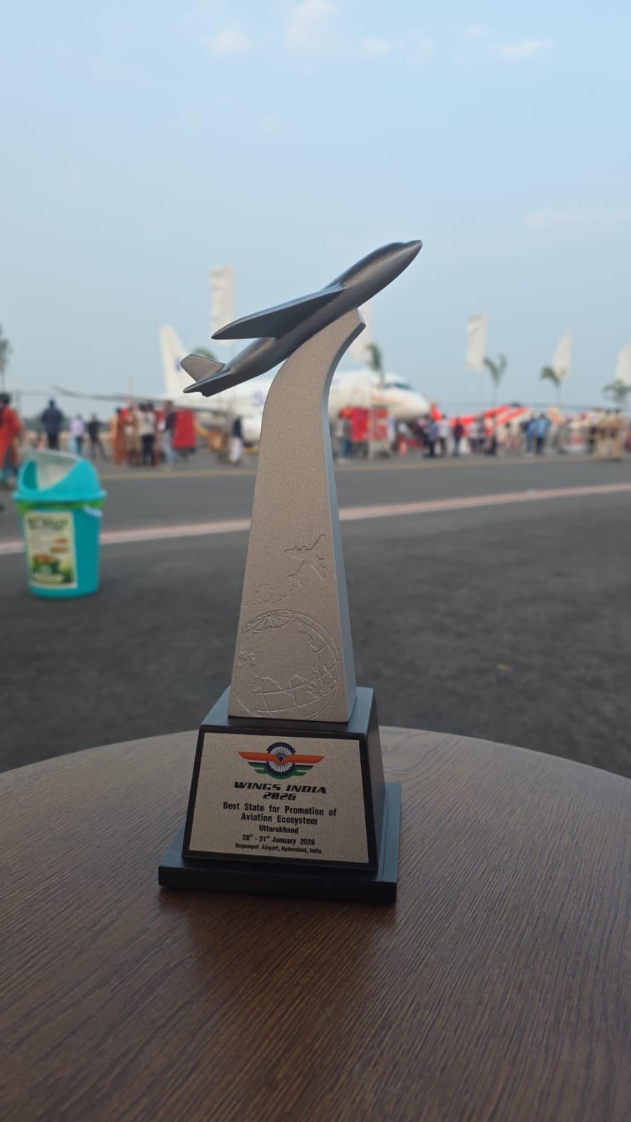 WINGS INDIA 2026 में उत्तराखंड को बड़ी सफलता, एविएशन इकोसिस्टम में सर्वश्रेष्ठ राज्य का राष्ट्रीय पुरस्कार,एविएशन इकोसिस्टम को बढ़ावा देने वाला सर्वश्रेष्ठ राज्य घोषित