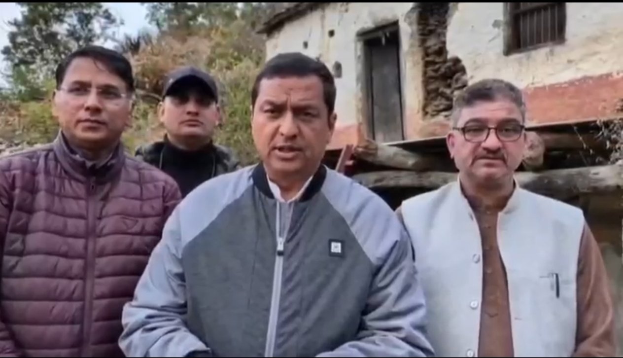 पहाड़ों की खाली होती दहलीज पर पहुंचे सांसद अनिल बलूनी; निर्जन गाँव ‘पातली’ से दिया पलायन रोकने का बड़ा संदेश