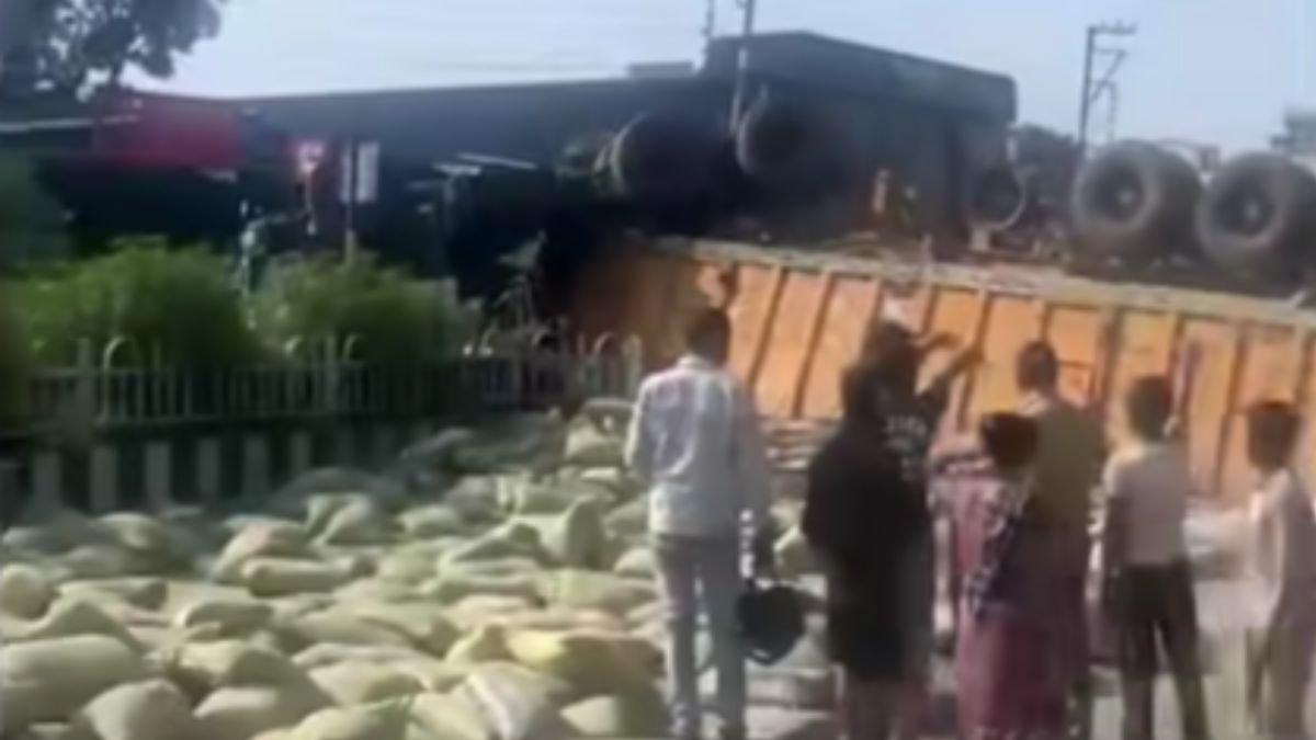 देहरादून में भीषण सड़क हादसा: सीमेंट से भरा ट्रक पलटने से एक की मौत, दो घायल