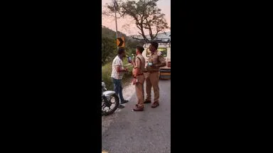 बागेश्वर में पुलिस का सख्त अभियान, यातायात नियम तोड़ने पर 35 चालकों पर शिकंजा