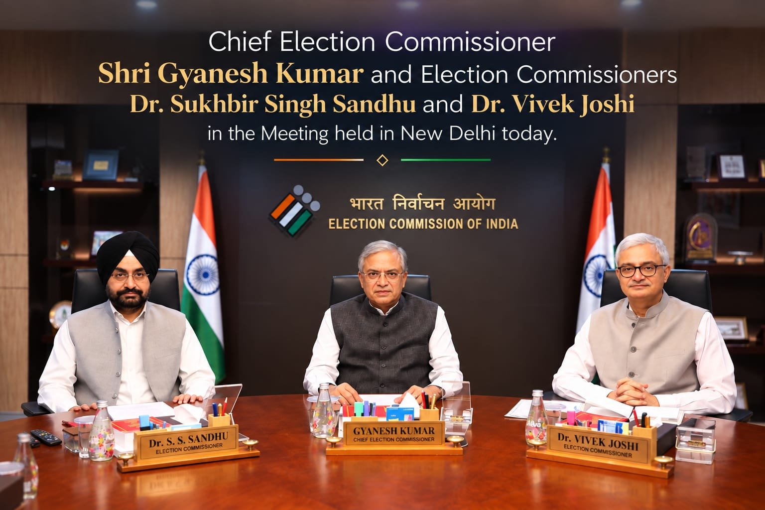 भारतीय चुनाव आयोग ने की बैठक, कई महत्वपूर्ण निर्णय और समय-सीमा में बदलाव