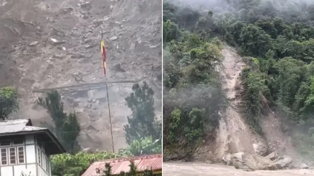 सिक्किम में भारी बारिश और भूस्खलन का कहर, एनएच-10 समेत कई रास्ते बंद
