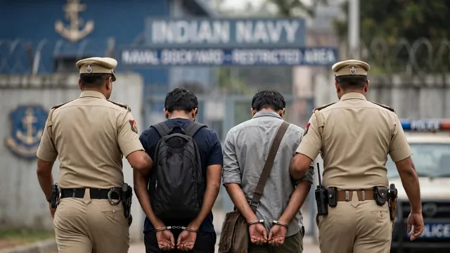 आंध्र प्रदेश में पाकिस्तान के लिए जासूसी का मामला, नौसेना कर्मी समेत दो गिरफ्तार