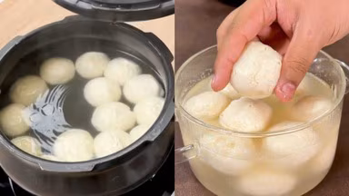 कुकर में झटपट बनाएं हलवाई जैसे सॉफ्ट रसगुल्ले, जानिए आसान तरीका