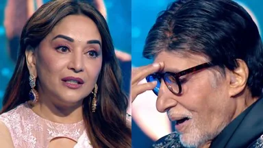 कौन बनेगा करोड़पति में अमिताभ बच्चन से हुई बड़ी चूक, माधुरी दीक्षित ने दिखाई पुरानी क्लिप